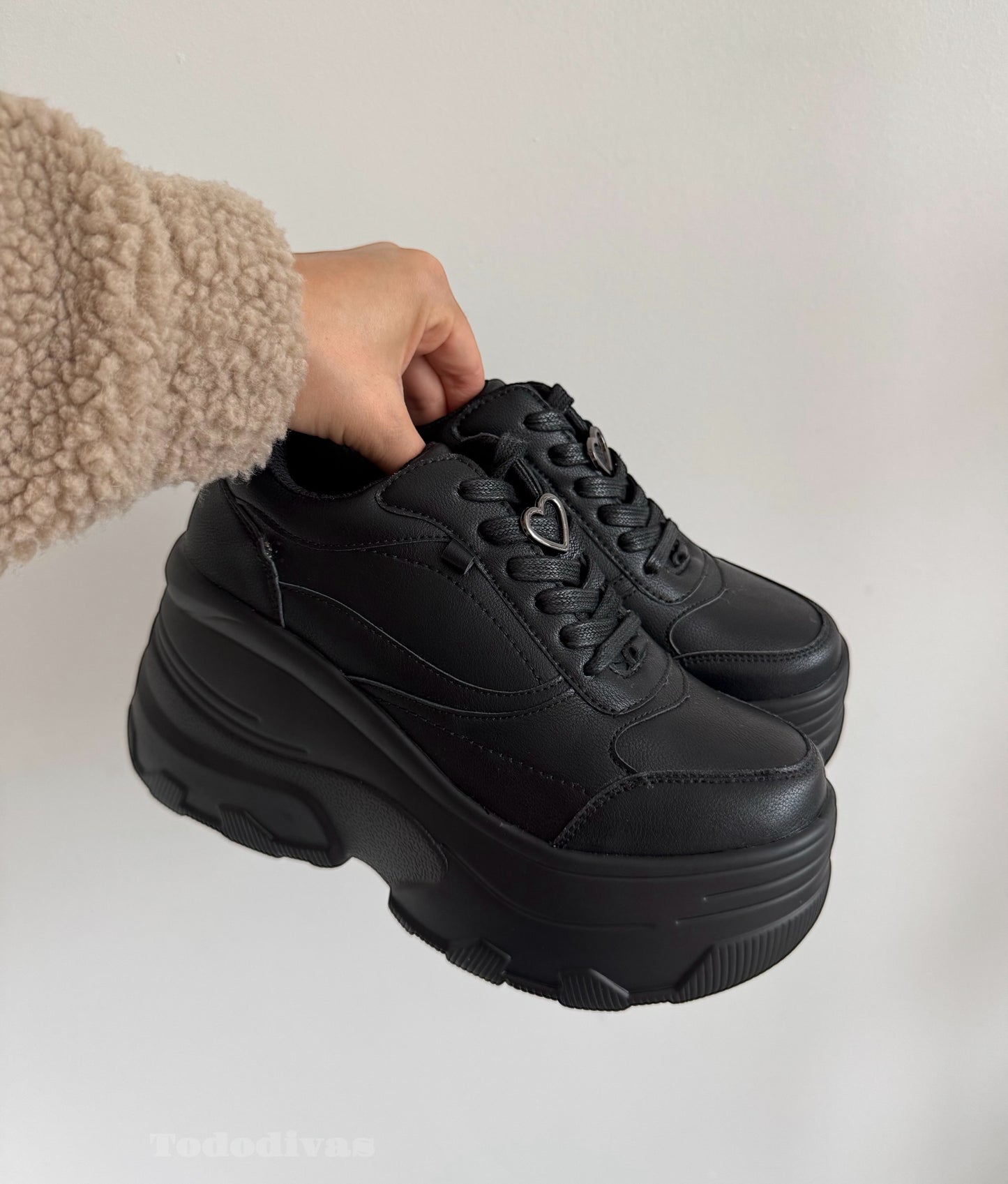 Zapatillas Plataforma Emma negras