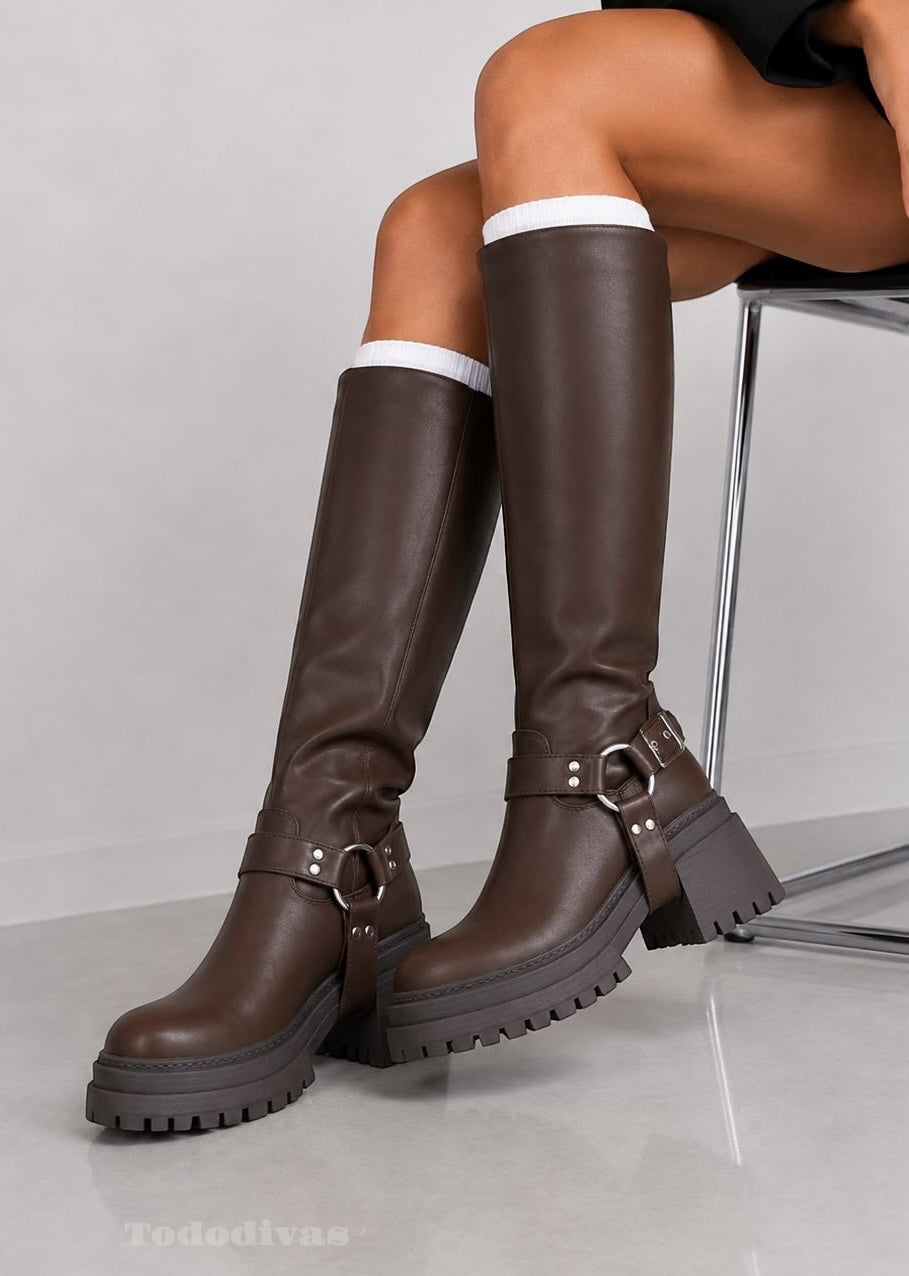 Bota Biker Emilia Café🤎